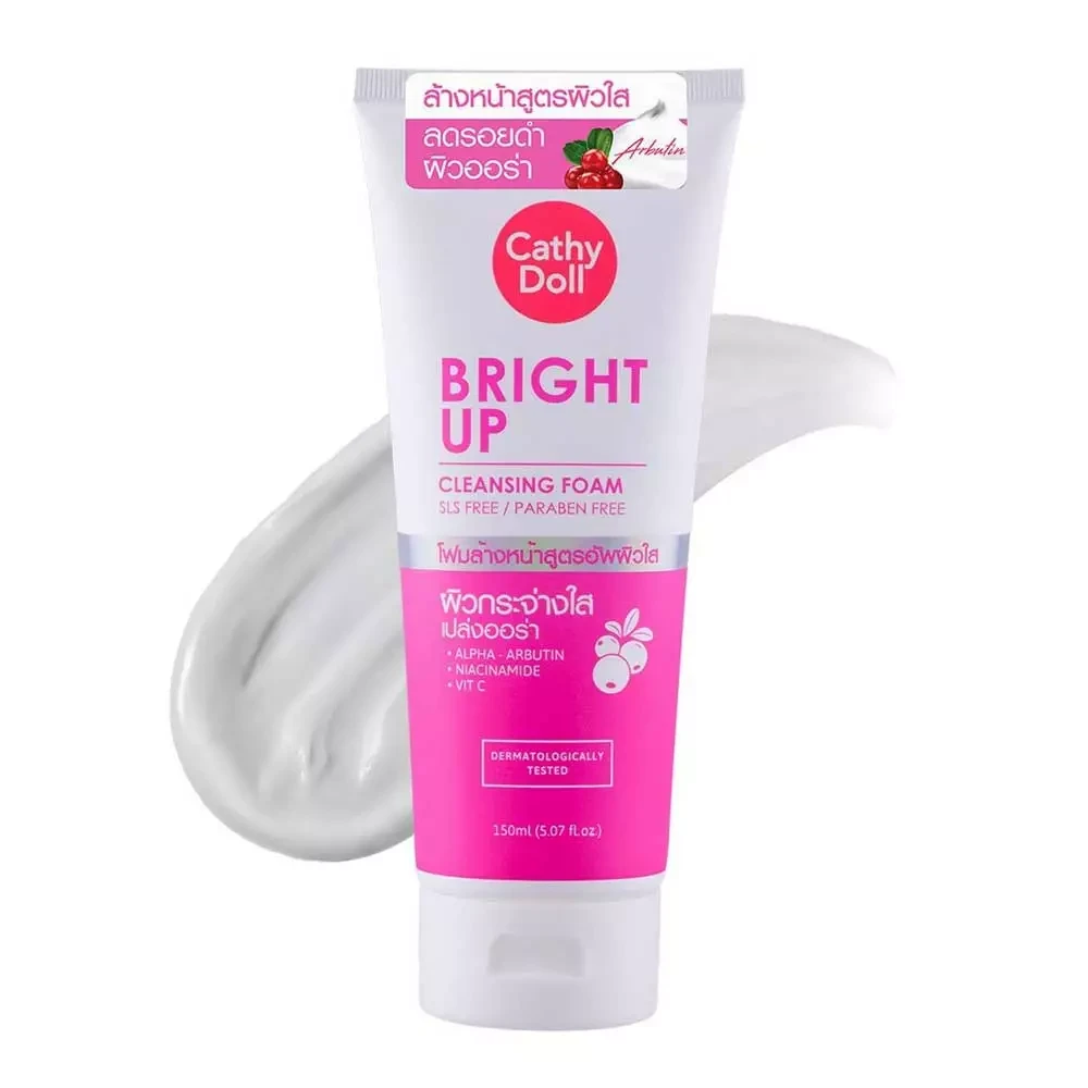 Bright Up Cleansing Foam 150ml Cathy Doll Face Wash (Made In Thailand)